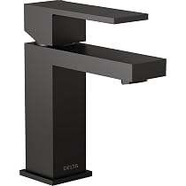 Delta Modern Matte Black Single Handle Bathroom Faucet